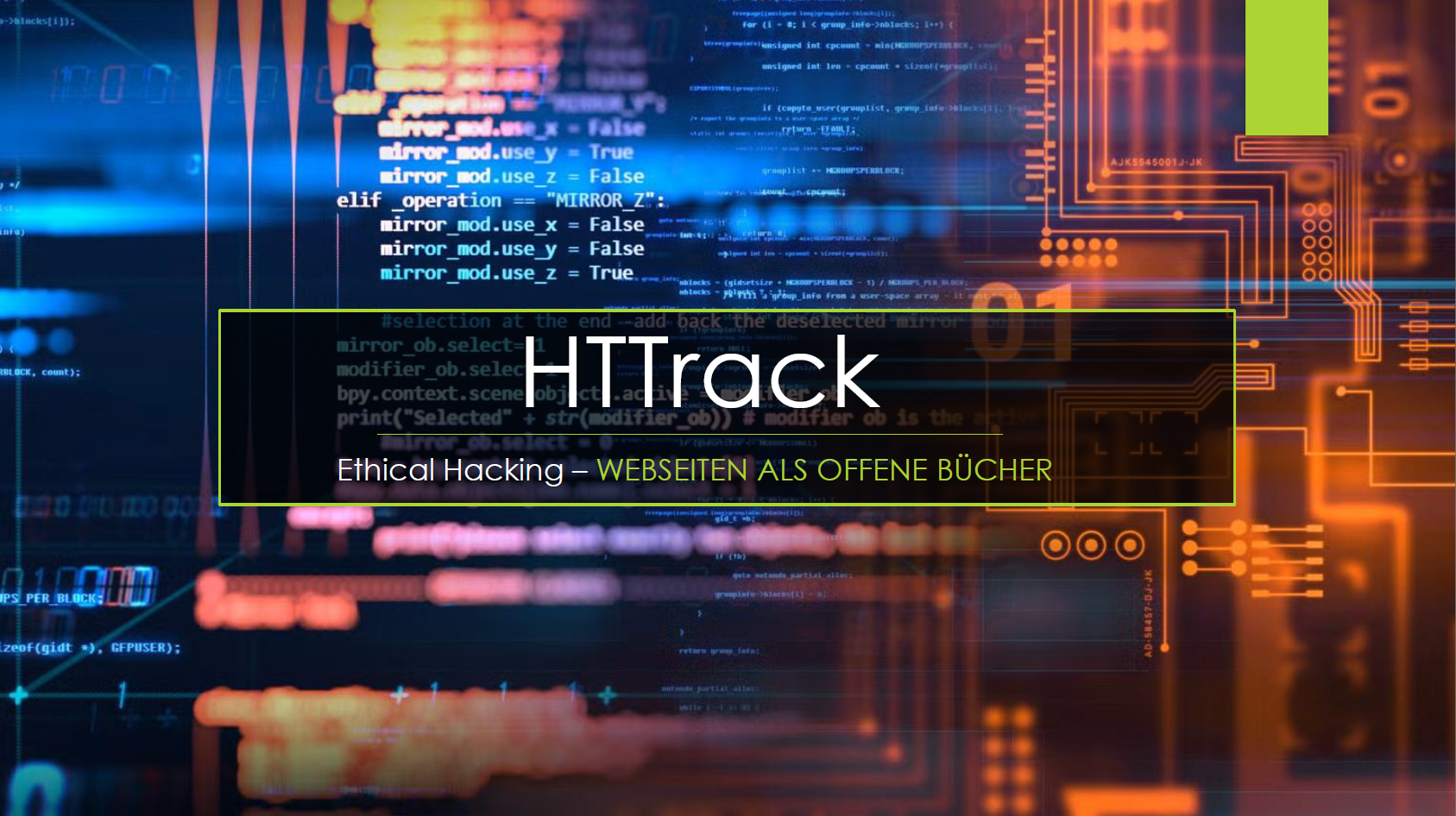 Tutorial: HTTrack - Webseiten klonen für Analysezwecke