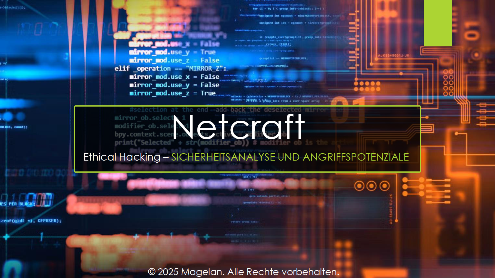 Tutorial: Netcraft - Sicherheitsanalyse und Angriffspotenziale