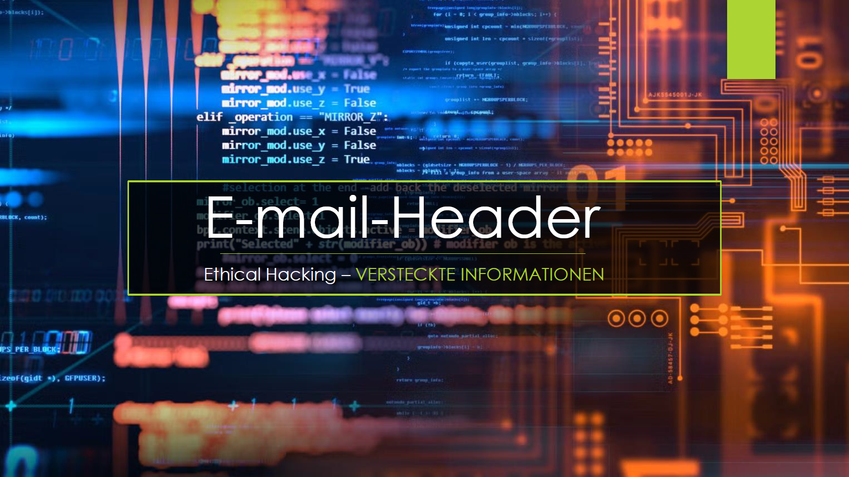Tutorial: Email Header - Analyse und Identifikation von Absendern